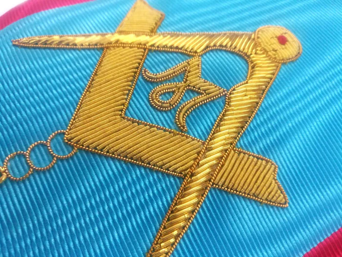 Master Mason Scottish Rite Sash – 3 Stars Bullion Embroidery