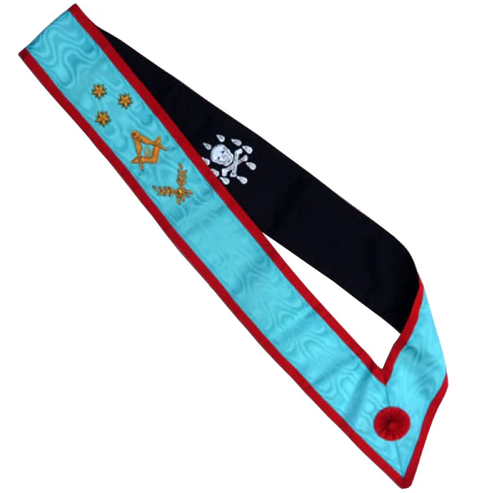 Master Mason Scottish Rite Sash – 3 Stars & Acacia