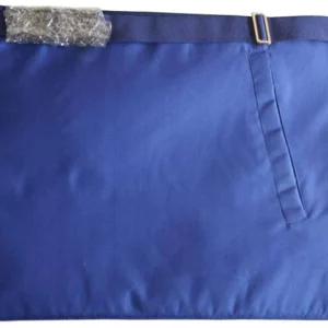 Master Mason Blue Lodge Apron - USA Flag White, Red & Blue Hand Embroidery
