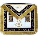 Masonic Past Master Blue Lodge Apron | Freemasonry Gold Bullion Regalia
