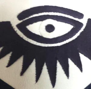 Master Mason Blue Lodge Apron - Navy Blue & White Silk Threads Hand Embroidery