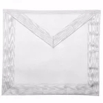 Entered Apprentice Blue Lodge Apron - All White Moire