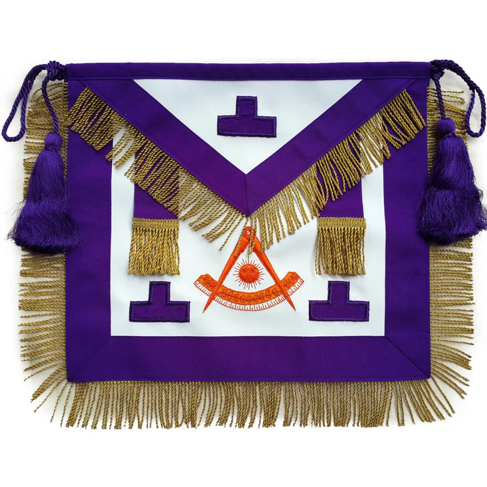 Past Master Blue Lodge New Jersey Regulation Apron – Indigo