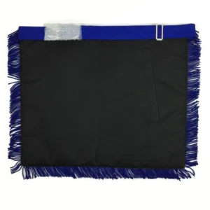 Master Mason Blue Lodge Apron - Navy Blue & White