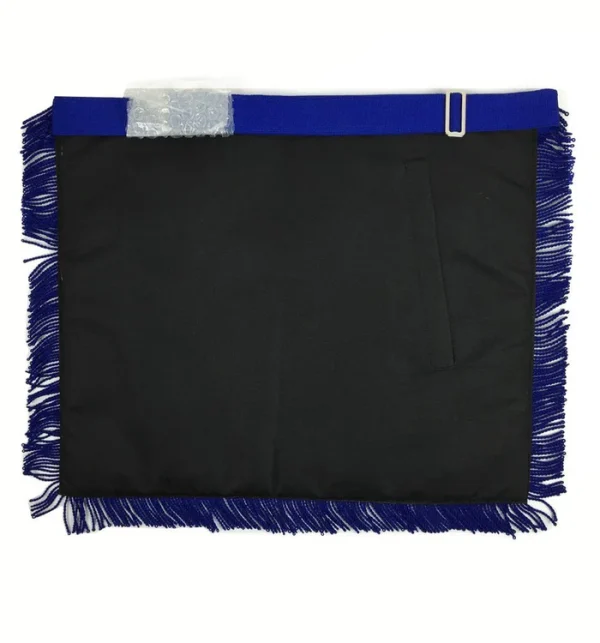 Master Mason Blue Lodge Apron - Navy Blue & White