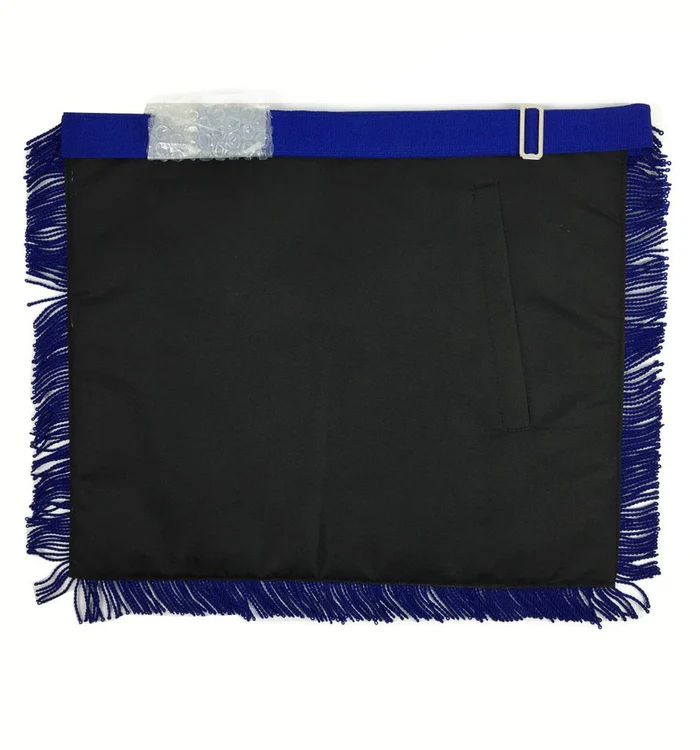 Master Mason Blue Lodge Apron – Navy Blue & White