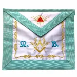 Master Mason French Rite Apron - Silk and Moire
