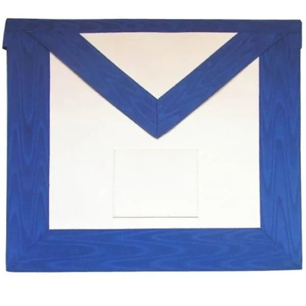 12th Degree Memphis Misraim French Regulation Apron - White & Royal Blue 12th Degree Memphis Misraim French Regulation Apron - White & Royal Blue