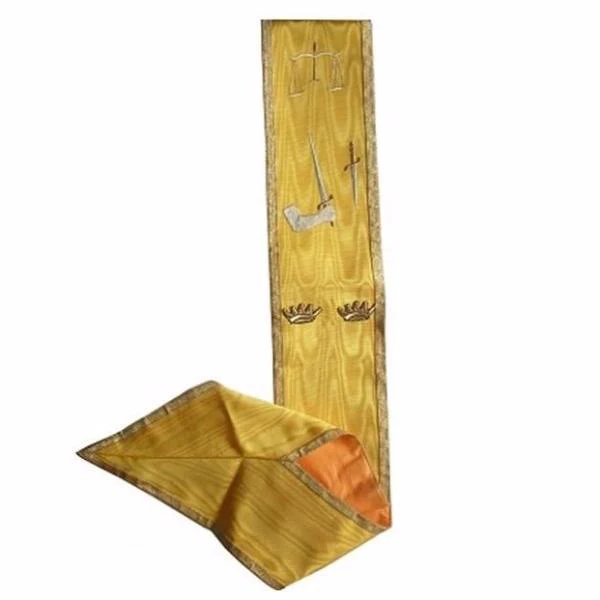16th Degree Scottish Rite Sash - Gold Moire 16th Degree Scottish Rite Sash - Gold Moire