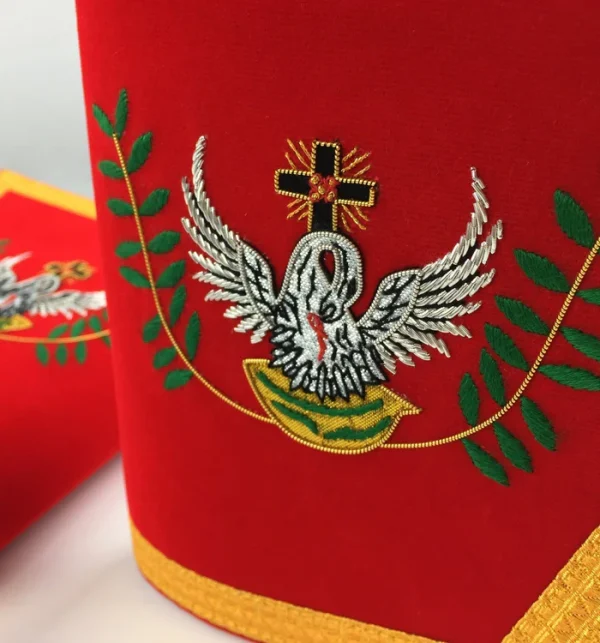 18th Degree Scottish Rite Regalia Set - Hand Embroidery 3 18th Degree Scottish Rite Regalia Set - Hand Embroidery