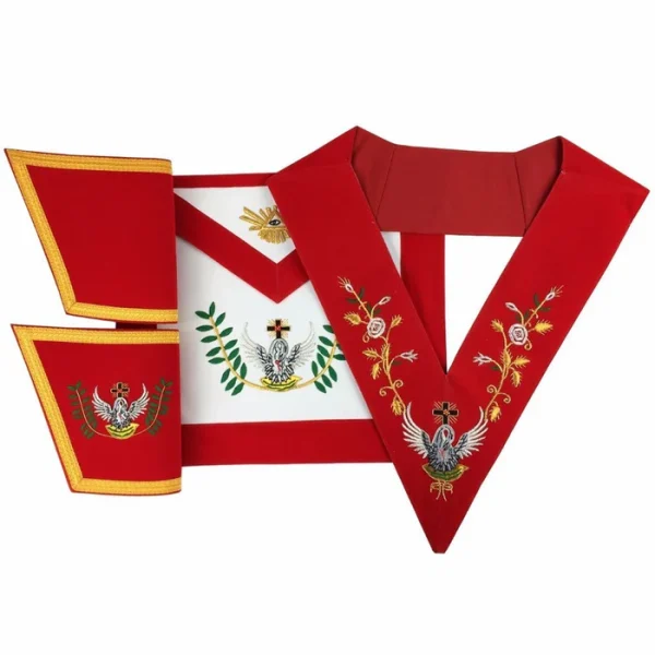 18th Degree Scottish Rite Regalia Set - Hand Embroidery 18th Degree Scottish Rite Regalia Set - Hand Embroidery
