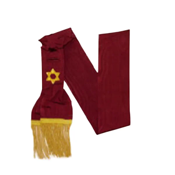 1st Degree Order of the Secret Monitor AMD English Regulation Sash - Maroon 1st Degree Order of the Secret Monitor AMD English Regulation Sash - Maroon