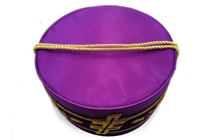 33rd Degree Scottish Rite Crown Cap – Purple Silk