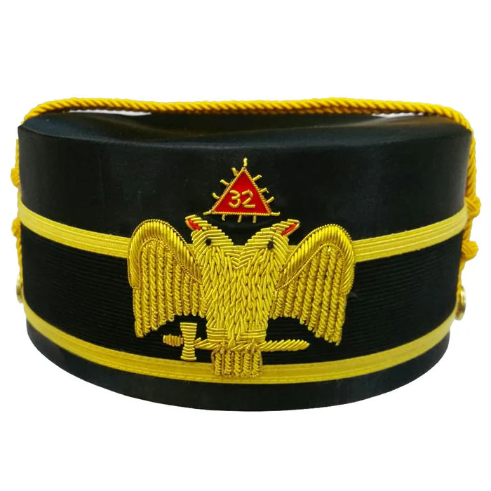 32nd Degree Scottish Rite Crown Cap – Wings Down Double Eagle