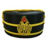 32nd Degree Scottish Rite Cap Wings Down - Golden Bullion Hand Embroidery
