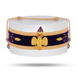 33rd Degree Scottish Rite Crown Cap - Wings Up Hand Embroidered Gold Bullion