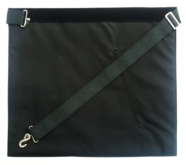 30th Degree Scottish Rite Apron - White & Black 3 30th Degree Scottish Rite Apron - White & Black