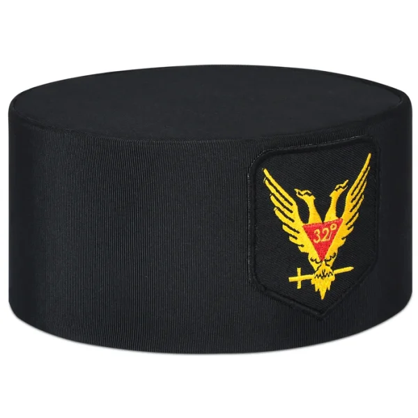 32nd Degree Scottish Rite Crown Cap - Wings Up Red & Yellow