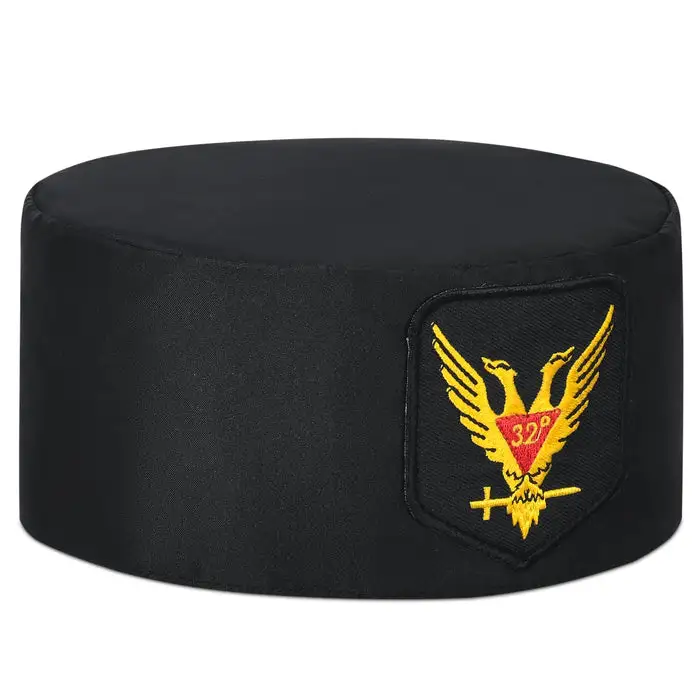 32nd Degree Scottish Rite Crown Cap – Wings Up Red & Yellow