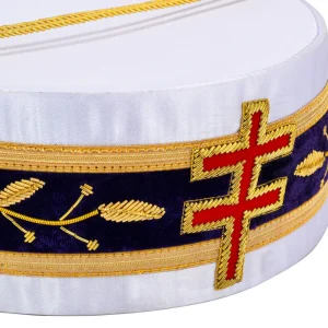 33rd Degree Inspector General Honorary Scottish Rite Crown Cap - Hand Embroidery