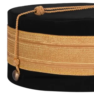33rd Degree Scottish Rite Crown Cap - Wings Down with Gold Bullion Emblem
