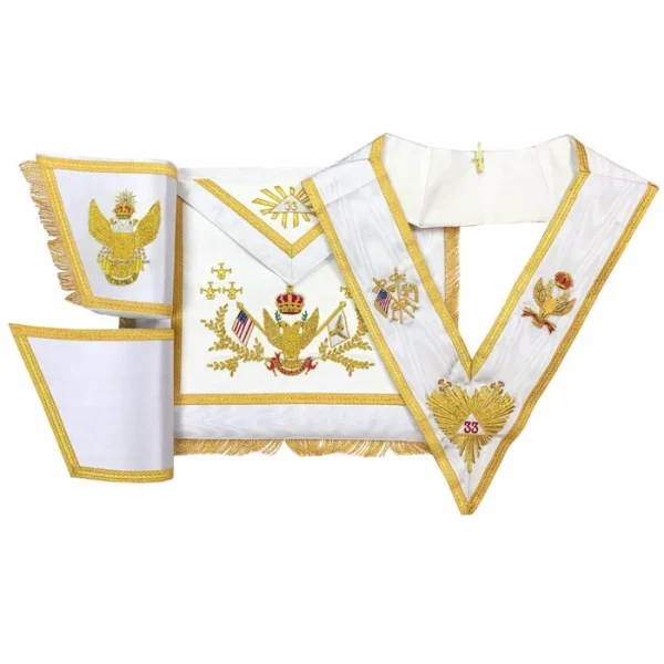 33rd Degree Scottish Rite Regalia Set - Wings Up All Countries Flags 33rd Degree Scottish Rite Regalia Set - Wings Up All Countries Flags