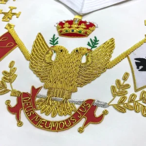 33rd Degree Scottish Rite Regalia Set - Wings Up All Countries Flags