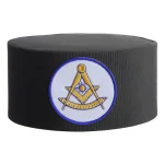 Past Master Crown Cap Blue Lodge California Regulation - Gold Emblem