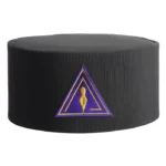 Royal Select Masters Council Crown Cap | Black Rayon Purple Patch