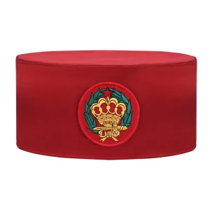 Order of the Amaranth Crown Cap - Red Silk