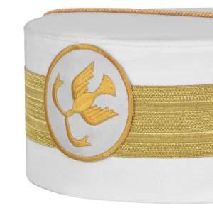 Order of the Golden Circle Crown Cap - Hand Embroidery Gold Bullion