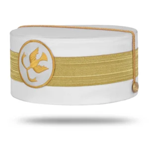 Order of the Golden Circle Crown Cap - Hand Embroidery Gold Bullion