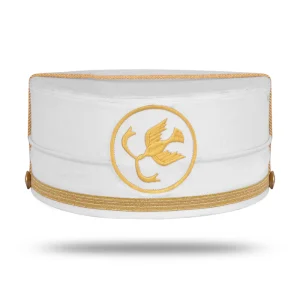 Order of the Golden Circle Crown Cap - Gold Bullion Hand Embroidery