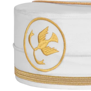 Order of the Golden Circle Crown Cap - Gold Bullion Hand Embroidery