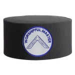 Worshipful Master Blue Lodge Crown Cap - White and Blue
