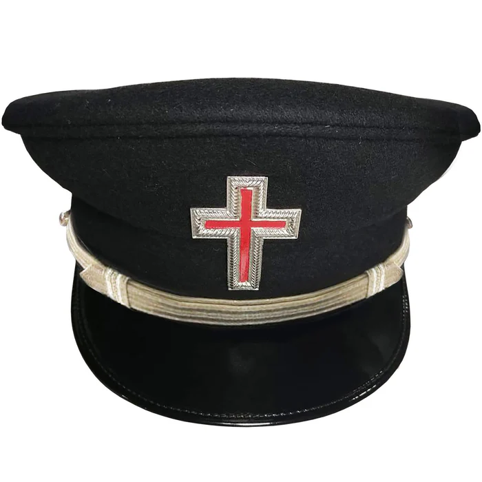 Sir Knight Knights Templar Commandery Fatigue Cap – Silver