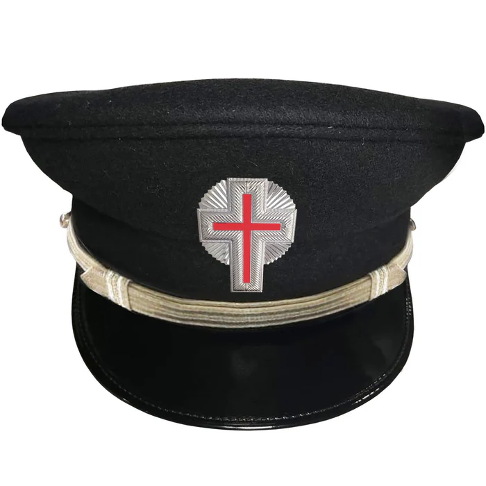 Sir Knight Knights Templar Commandery Fatigue Cap – Silver