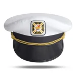Knights Templar Commandery Cap - IN HOC SIGNO VINCES Crown Cross