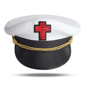 Sir Knight Knights Templar Commandery Fatigue Cap - Red Cross