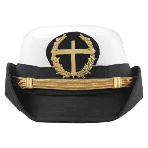 Knights Templar Commandery Fatigue Cap - Gold Cross with Wreath