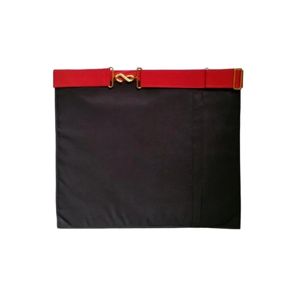 7th Degree Scottish Rite Apron - White & Red Moire Gold Embroidery 1 7th Degree Scottish Rite Apron - White & Red Moire Gold Embroidery