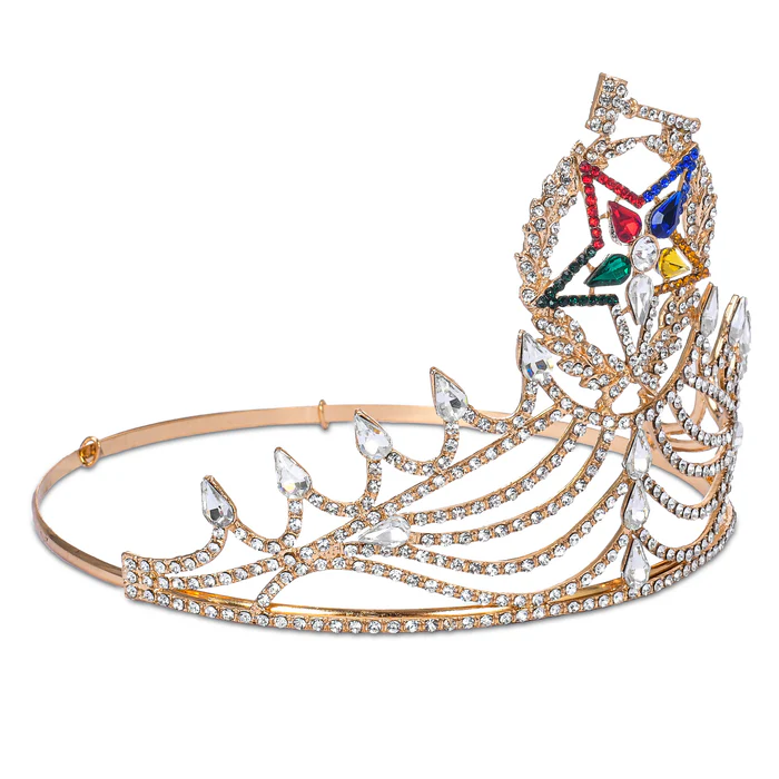 Grand Worthy Matron OES Crown – Colorful Star