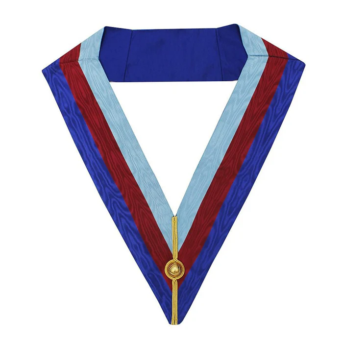 Grand Officers Royal Arch Chapter Collar – Three Colour Moire