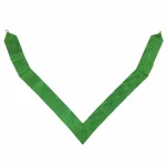Allied Masonic Degrees Collarette - Green Moire Ribbon Jewel Attachment