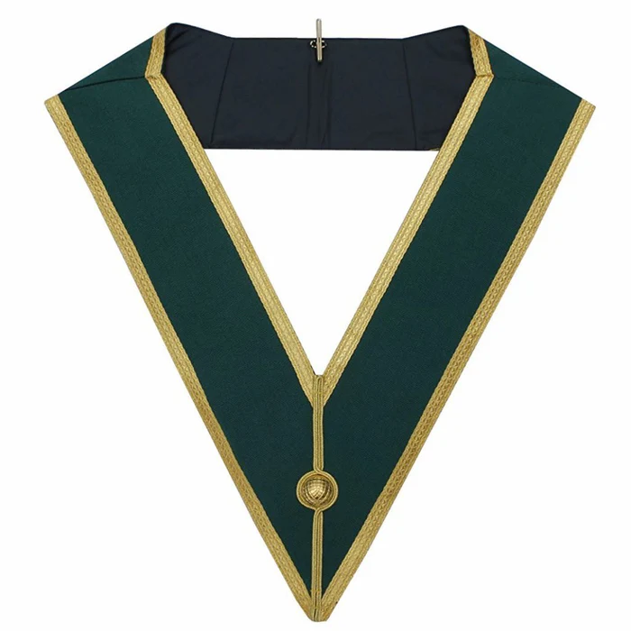 Grand Council Allied Masonic Degrees Collar – Green with Gold Braid