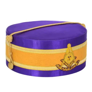 Past Master Blue Lodge Crown Cap - Purple Backing