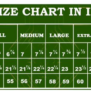 Caps Size Chart