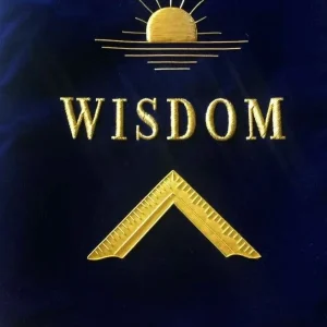 Blue Lodge Officers Pedestal Covers - Hand Embroidery Wisdom