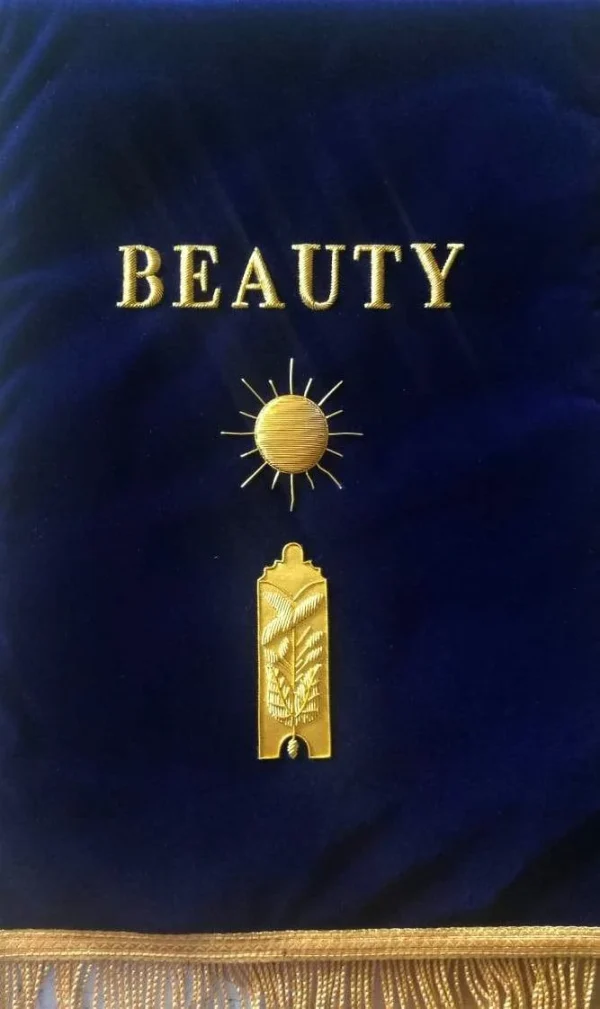 Blue Lodge Officers Pedestal Covers - Hand Embroidery 2 Blue Lodge Officers Pedestal Covers - Hand Embroidery Beauty
