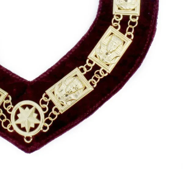 daughters of sphinx chain collar gold plated 1